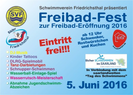 Flyer Freibadfest